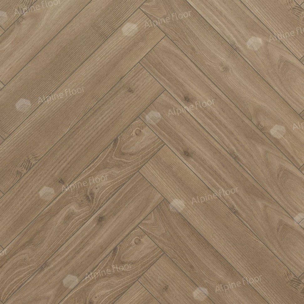 Ламинат "Alpine Floor" Herringbone 12 Дуб Калабрия (600*100*12 мм) — купить в Абакане