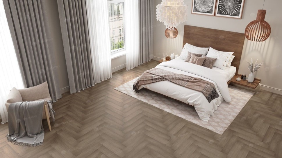 Виниловая плитка "Alpine Floor" Parquet LVT Дуб Насыщенный (590*118*2,5 мм) — купить в Абакане