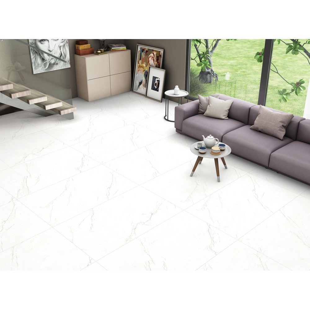 Керамогранит "Ennface" 600*1200 Mystic White Матовый Белый — купить в Абакане