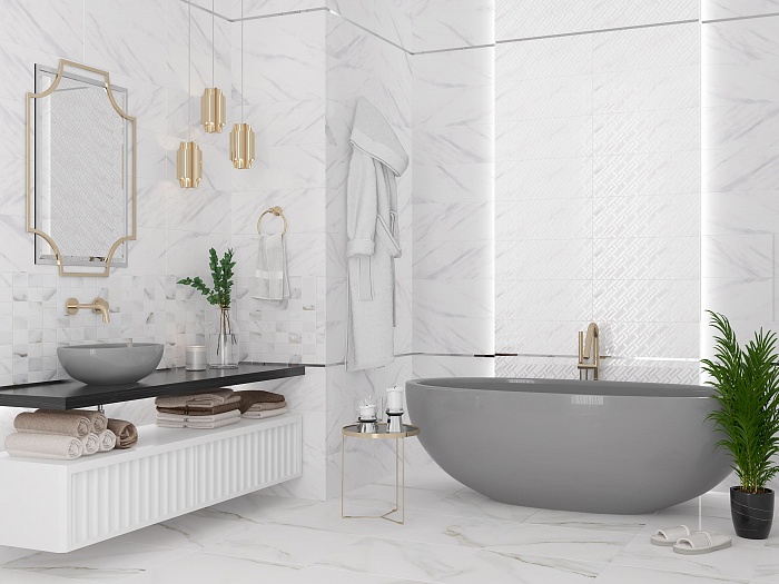 Керамогранит "Azori" Alpi (600*600 мм) Белый — купить в Абакане