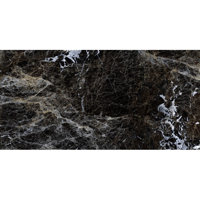 Керамогранит "Gresse" 600*1200 Simbel Carbon Чёрно-белый Мрамор — купить в Абакане