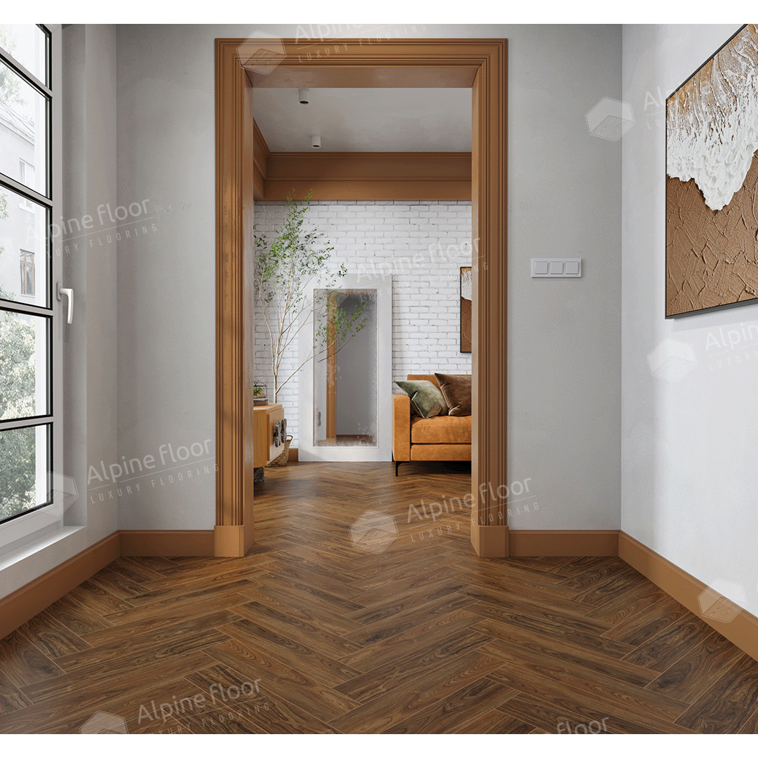 SPC ламинат "Alpine Floor" Орех Кенари (600*125*4 мм) — купить в Абакане