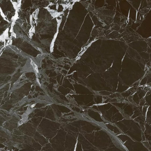 Керамогранит Simbel Pitch 600*600 черно-серый мрамор — купить в Абакане