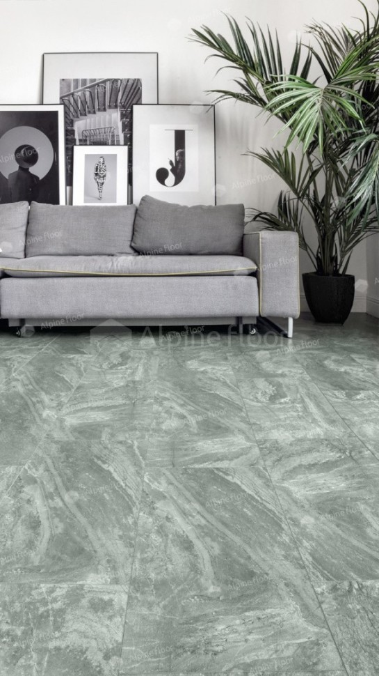 Виниловая плитка "Alpine Floor" Light Stone Хэмпшир (608*303*2,5 мм) — купить в Абакане