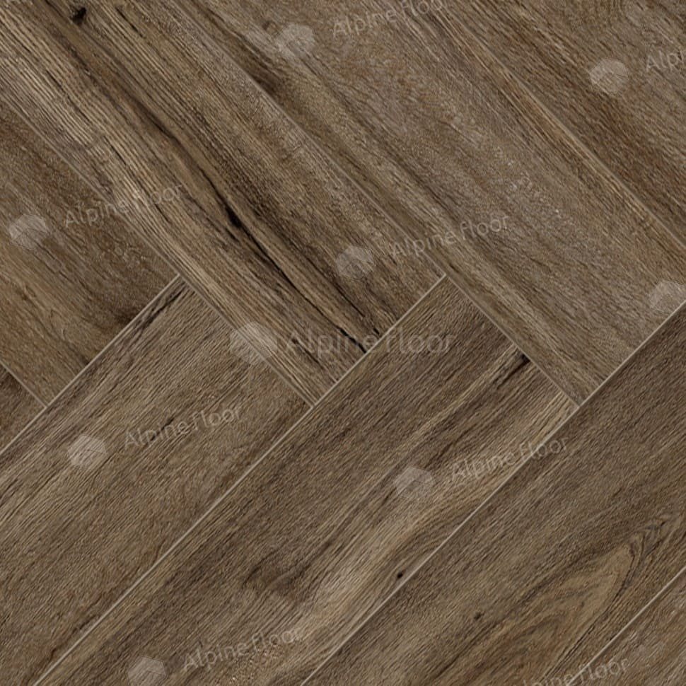 Ламинат "Alpine Floor" Herringbone Дуб Бордо (606*101*8 мм) — купить в Абакане