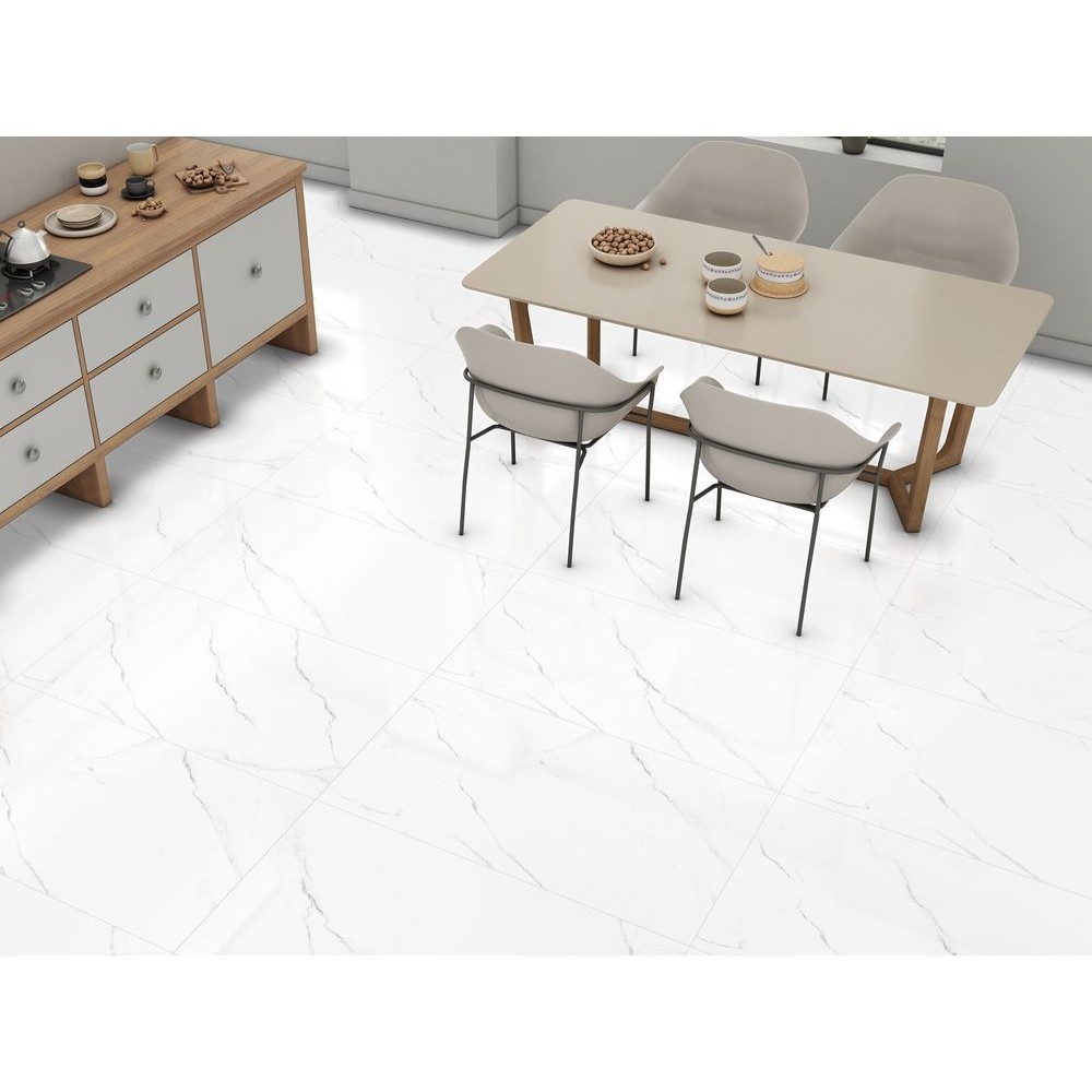 Керамогранит "Ennface" 600*1200 Carrara Bianco Матовый Белый — купить в Абакане