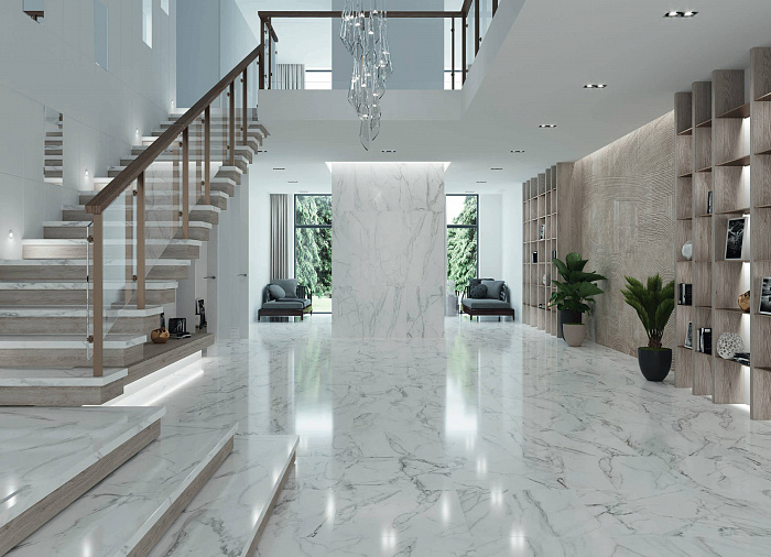 Керамогранит "Estima" Supreme Ferrum (1200*600 мм) Белый — купить в Абакане