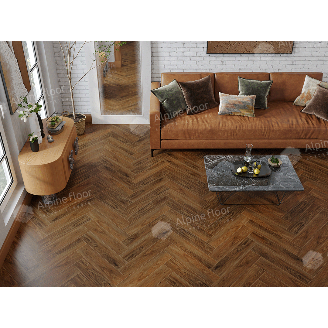SPC ламинат "Alpine Floor" Орех Кенари (600*125*4 мм) — купить в Абакане