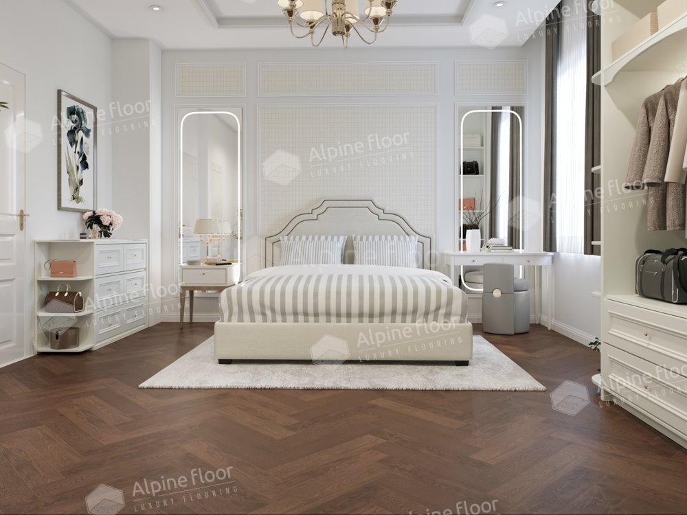 Инженерная доска "Alpine Floor" Дуб Браун (600*120*12 мм) — купить в Абакане