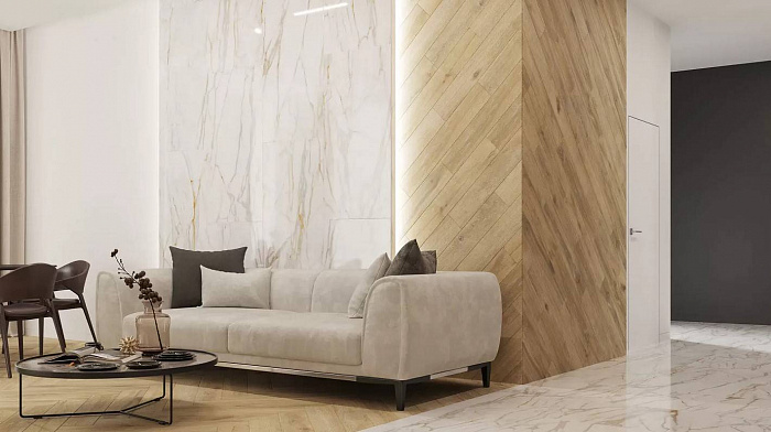 Керамогранит "Estima" Supreme Ferrum (1200*600 мм) Белый — купить в Абакане