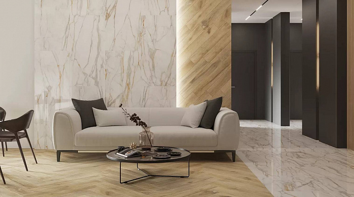 Керамогранит "Estima" Supreme Ferrum (1200*600 мм) Белый — купить в Абакане