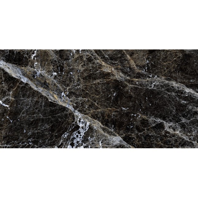 Керамогранит "Gresse" 600*1200 Simbel Carbon Чёрно-белый Мрамор — купить в Абакане