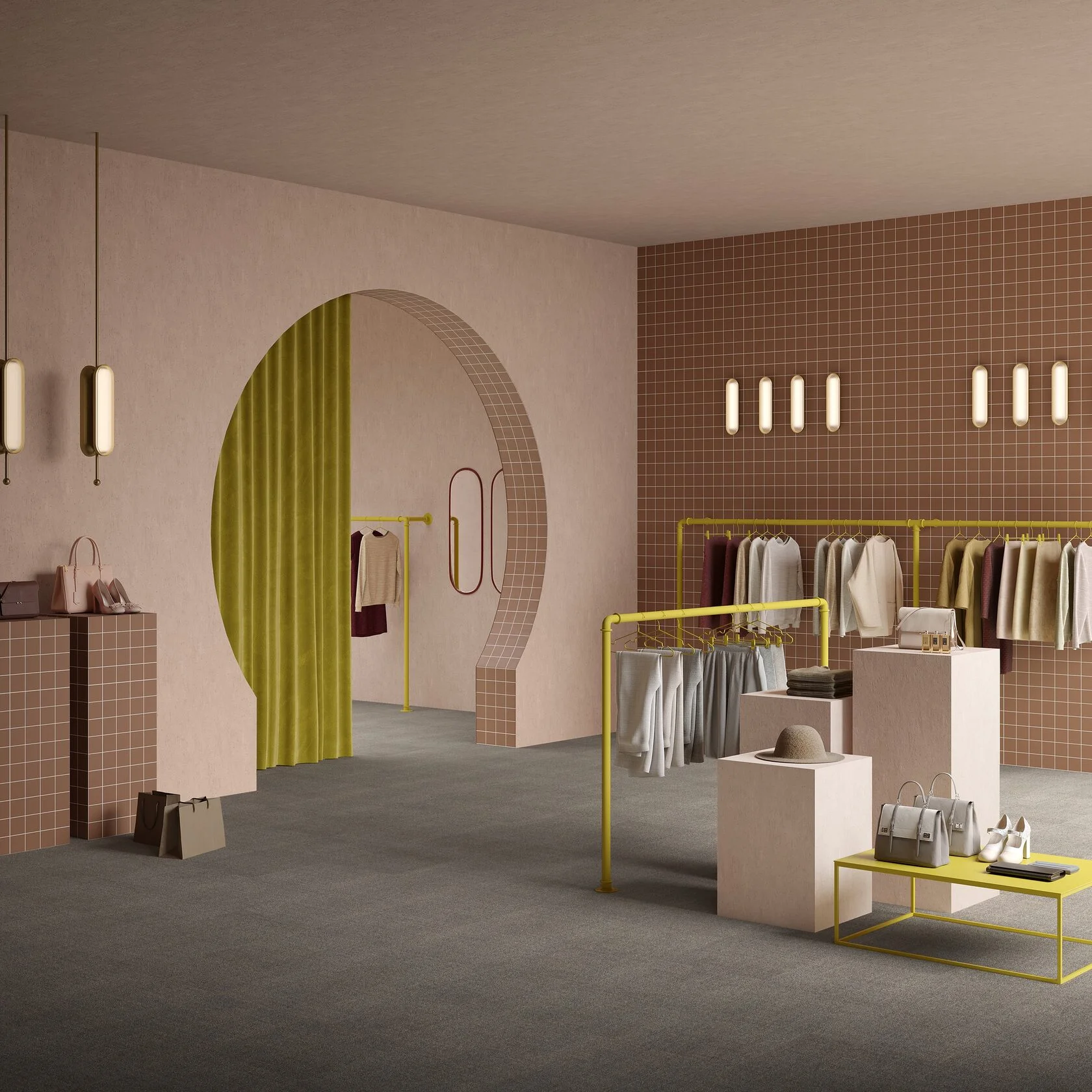 Ковровая плитка Mantra Tile 97 (500*500*6 мм) — купить в Абакане