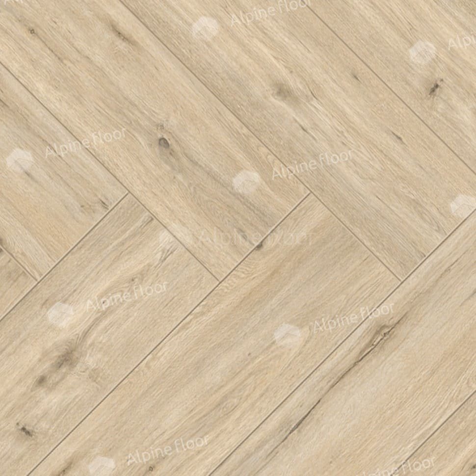 Ламинат "Alpine Floor" Herringbone Дуб Лион (606*101*8 мм) — купить в Абакане