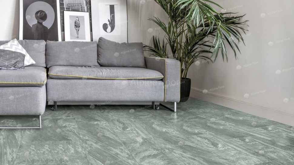 Виниловая плитка "Alpine Floor" Light Stone Хэмпшир (608*303*2,5 мм) — купить в Абакане