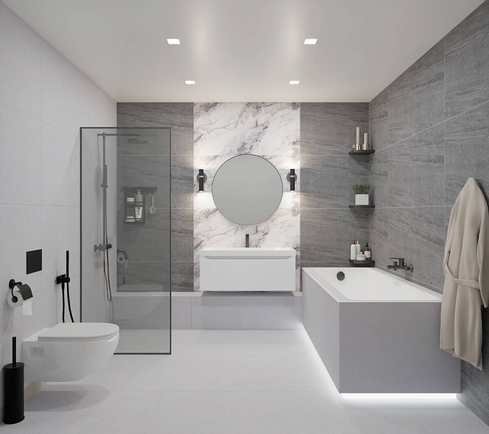 Керамогранит "Wan Sheng" Butterfly 600x1200 (1200*600 мм) Серый — купить в Абакане