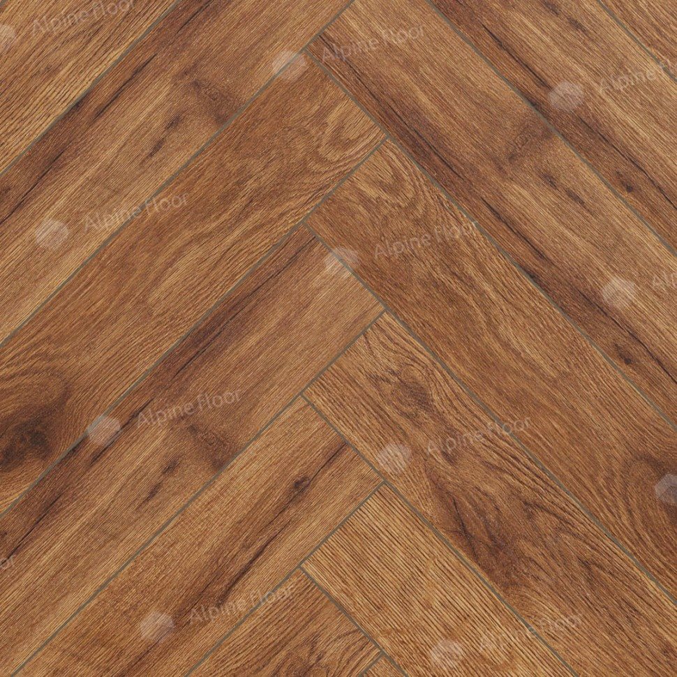 Ламинат "Alpine Floor" Herringbone 12 Дуб Умбрия (600*100*12 мм) — купить в Абакане