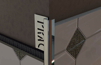 Профиль наружный полукруглый для керамической плитки KUR 10 EP 270 глянцевый